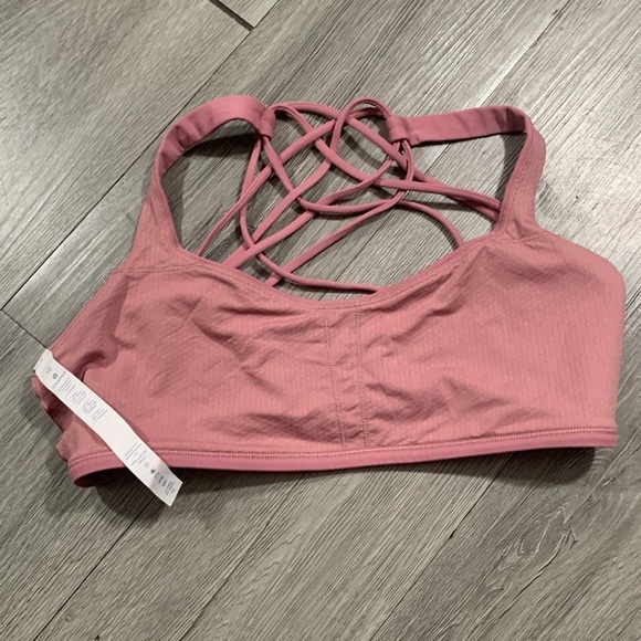 Lululemon Free to Be Bra Wild *Light Support, A/B Cup - Brier Rose size 10 - Picture 8 of 11